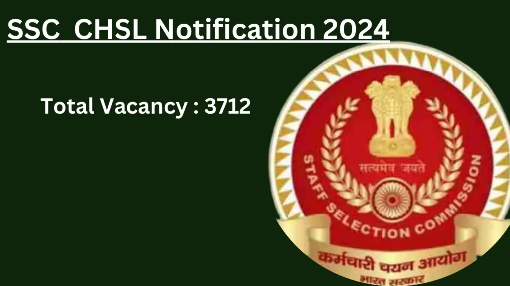 SSC CHSL Notification 2024