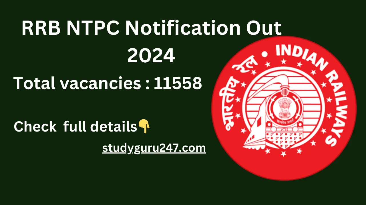 RRB NTPC Notification 2024